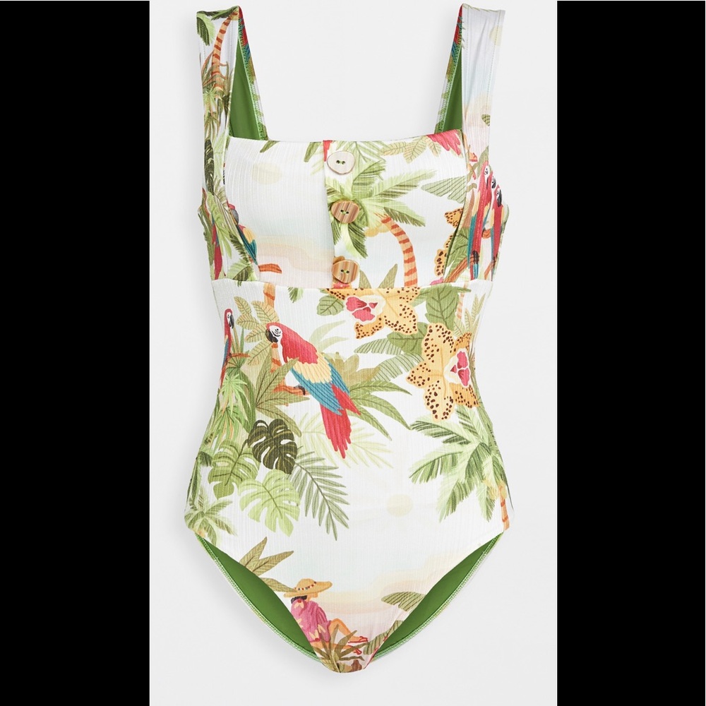 Farm Rio Hidden Paradise One Piece Swimsuit